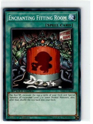 Yu-Gi-Oh! Speed Duel Enchanting Fitting Room 1st Edition SS03-ENB21 Lightly