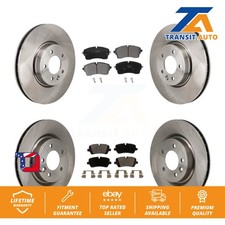 Front Rear Disc Brake Rotors And Ceramic Pads Kit For Land Rover Discovery Range