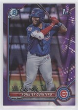 2022 Bowman Chrome Prospects Purple RayWave Refractor /250 Ronnier Quintero 2r8