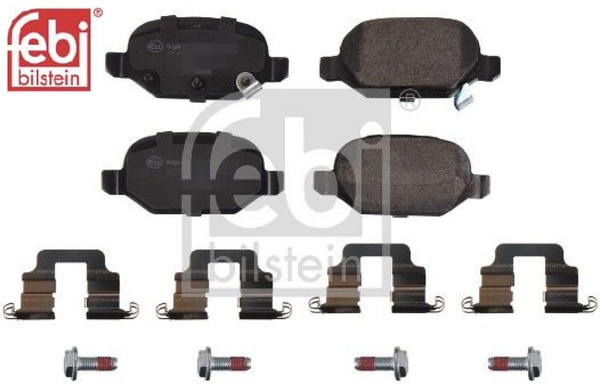 Febi Bilstein 175268 Bremsbelagsatz FüR Scheibenbremse Bremsbelagsatz FüR Fiat-image
