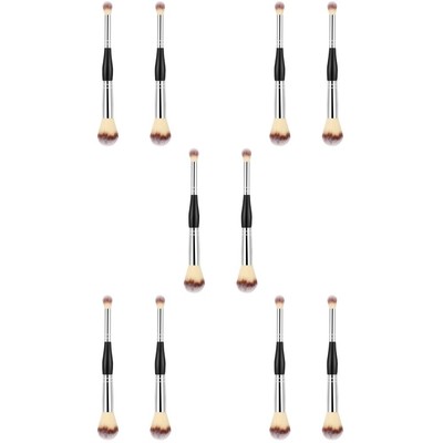  5 PCS Doppelseitiger Puderpinsel Fräulein Bürste Frau Kosmetikpinsel
