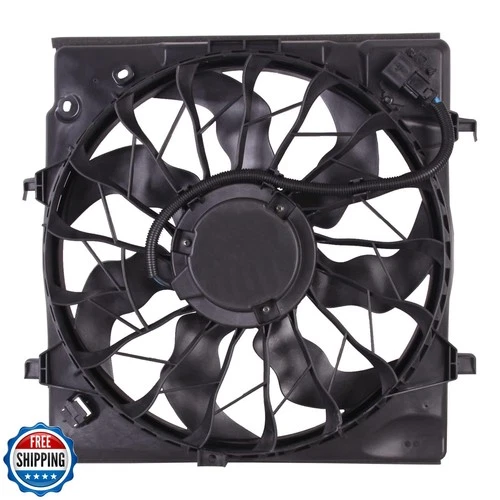 Replacement Cooling Fan Extra Silent for 2016-2020 Kia Optima 1.6L Turbo/2.0L