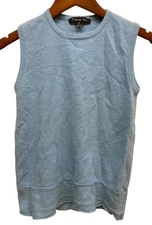 Vintage Sweater Vest Women’s 36 Blue Angora Wool Knit