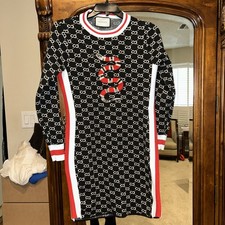Ladies Sm Gucci Dress With embroidered snake