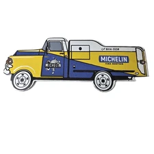 Vintage Michelin Tires Bibendum Sign - Gas Pump Automobile Sales & Service Sign