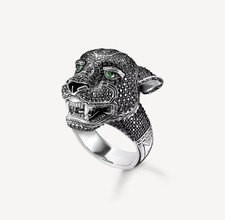 Thomas Sabo Black Cat Ring Pre-Owned Without Box