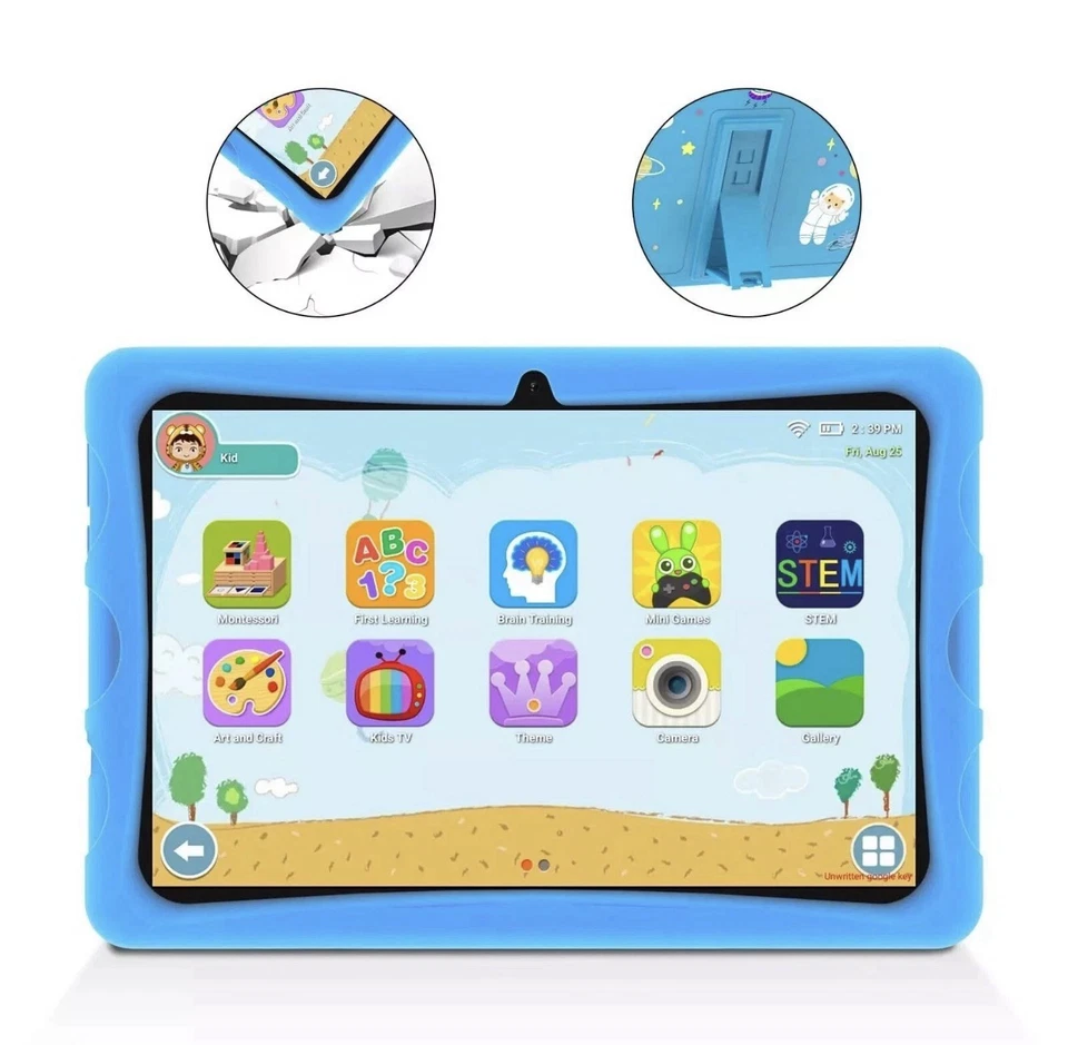 DOOGEE U10KID 10.1 Inch HD Kid Tablet 9GB+128GB Android 13 Drop-proof Tablet PC - Image 4 of 4