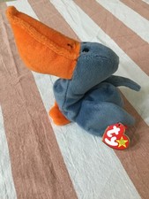 Rare Ty Beanie Baby Scoop (1996) PVC , KR Tush Tag, One Of Original Ty Babies