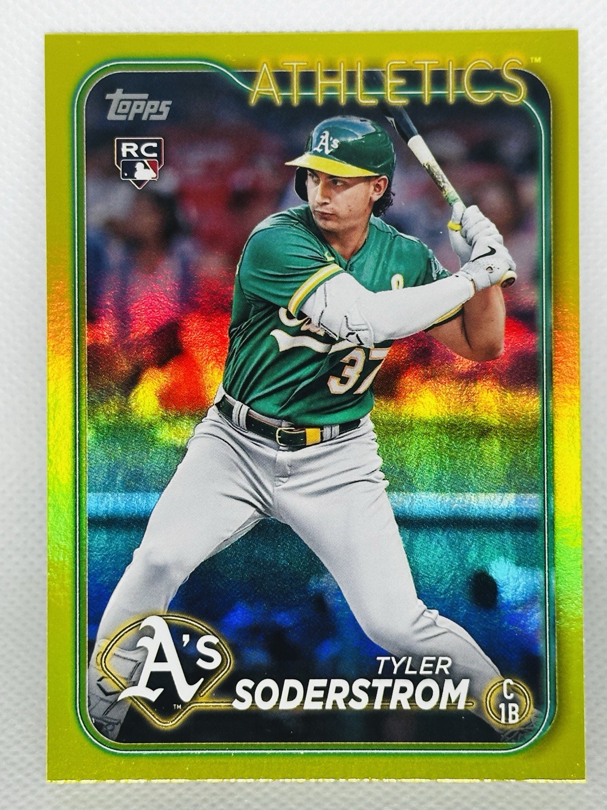 2024 Topps Series 1 - Tyler Soderstrom #244 Gold Foil (RC)