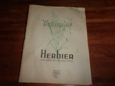 joli herbier d écoliére des  50's