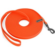 Hundeleine , lang 12m, Nylon, Outdoor, Pflegeleicht, orange