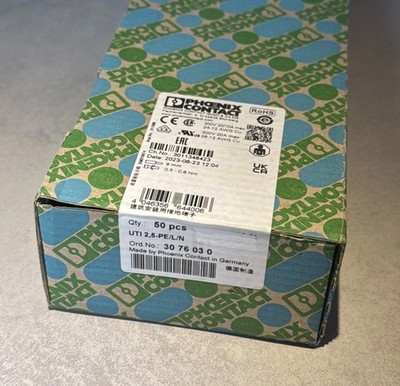 UTI 2,5 PE/L/N, Phoenix Contact, 3076030,  50 Stk. orig. Verpackt, NEU
