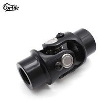 34 Round X 34 Round Steering Shaft U-joint Coupling Black 34 Round Us