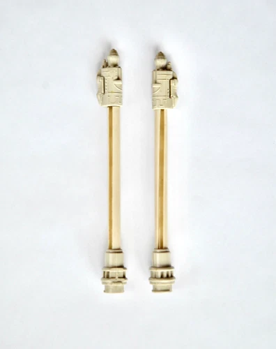 Vintage- 1980 Star Wars ESB- Snowspeeder Front Cannons- Set of 2- Original Parts