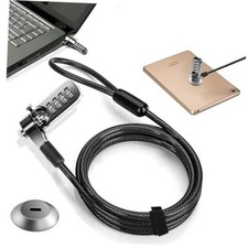 Computer Laptop Cable Lock Slot Plate 6.23ft Cable Security Computer