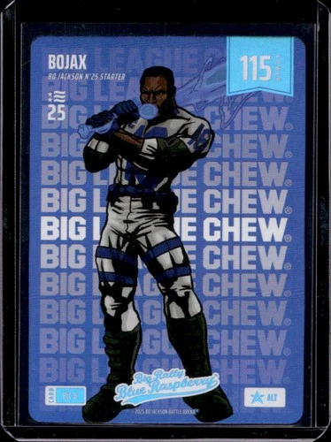 2025 Bo Jackson Battle Arena Bojax Big League Chew Blue Raspberry Alt #BLC-6
