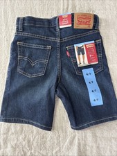 Levi's Boys 511 Stretch Soft Flexible 5 Pocket Denim Slim Fit Short Size 6/7 NWT