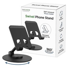 360  Swivel Rotating Adjustable Phone Stand for Desk, Portable  Foldable Cel...