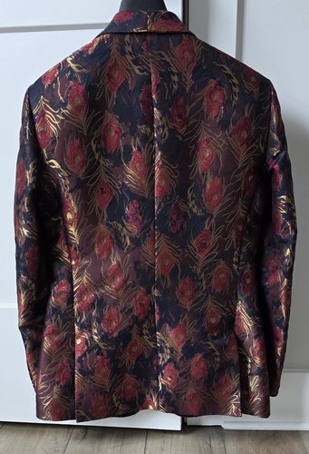 Topman Premium Jacquard Shawl Collar Jacket - Picture 2 of 2