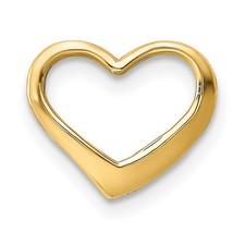 14K Floating Heart Charm K7119