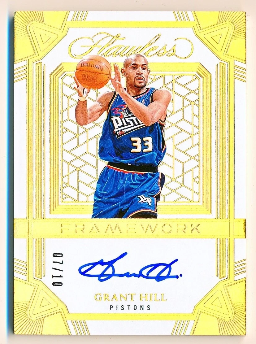 Panini Grant Hill Basketball Serial Numbered Sports Trading Cards