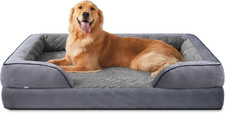 Orthopedic Dog Beds Large Sized, XL Washable Dog Sofa with Egg-Crate Foam, Water