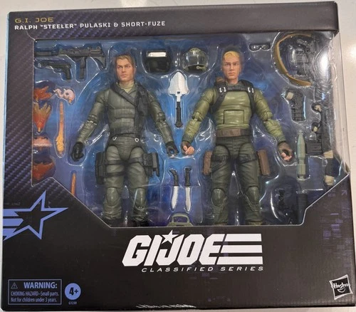 GI Joe Classified Series Figure 2-Pack Ralph Steeler Pulaski & Short-Fuze NIB