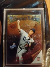 Midsummer Matchup, Collectable Baseball Card, Randy Johnson and Hideo Nomo