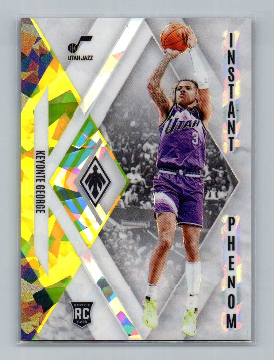 2023-24 Panini Phoenix Keyonte George Instant Phenom White Ice Rookie RC 013/125