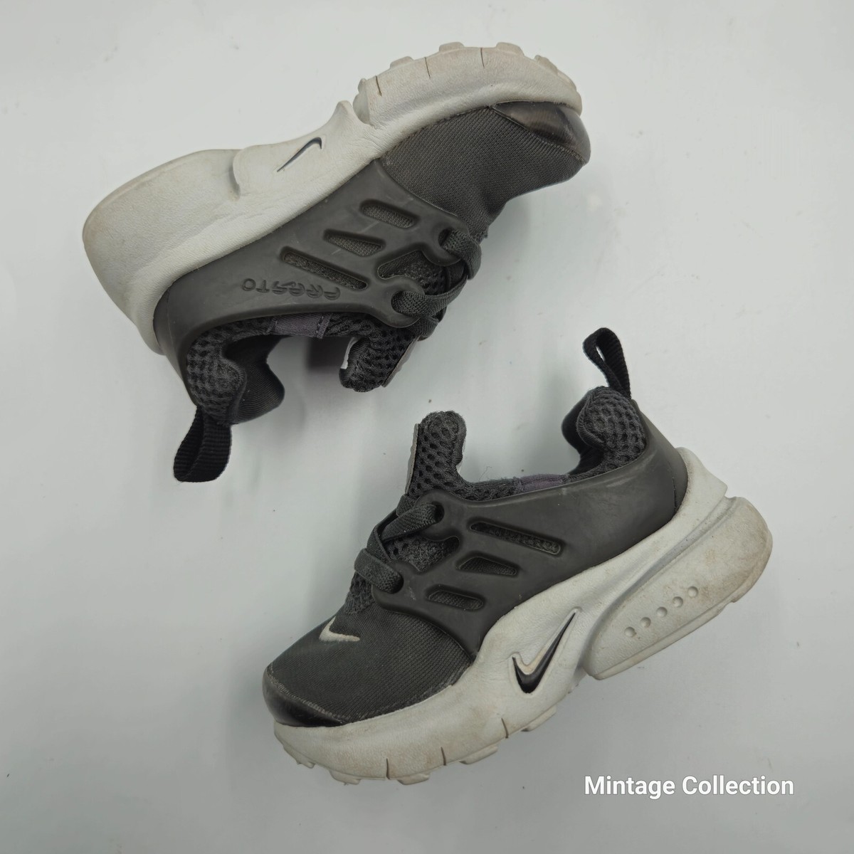 Nike Little Presto Anthracite Toddler Kids Sz 6C Athletic Slip On Shoes  Sneakers