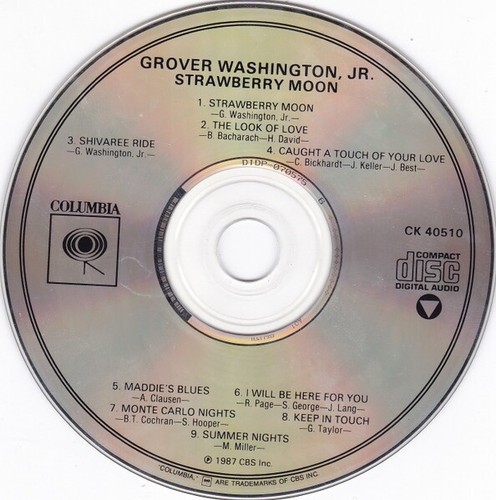 Grover Washington Jr.: Strawberry Moon (CD, Jazz, 1987) - Picture 3 of 6