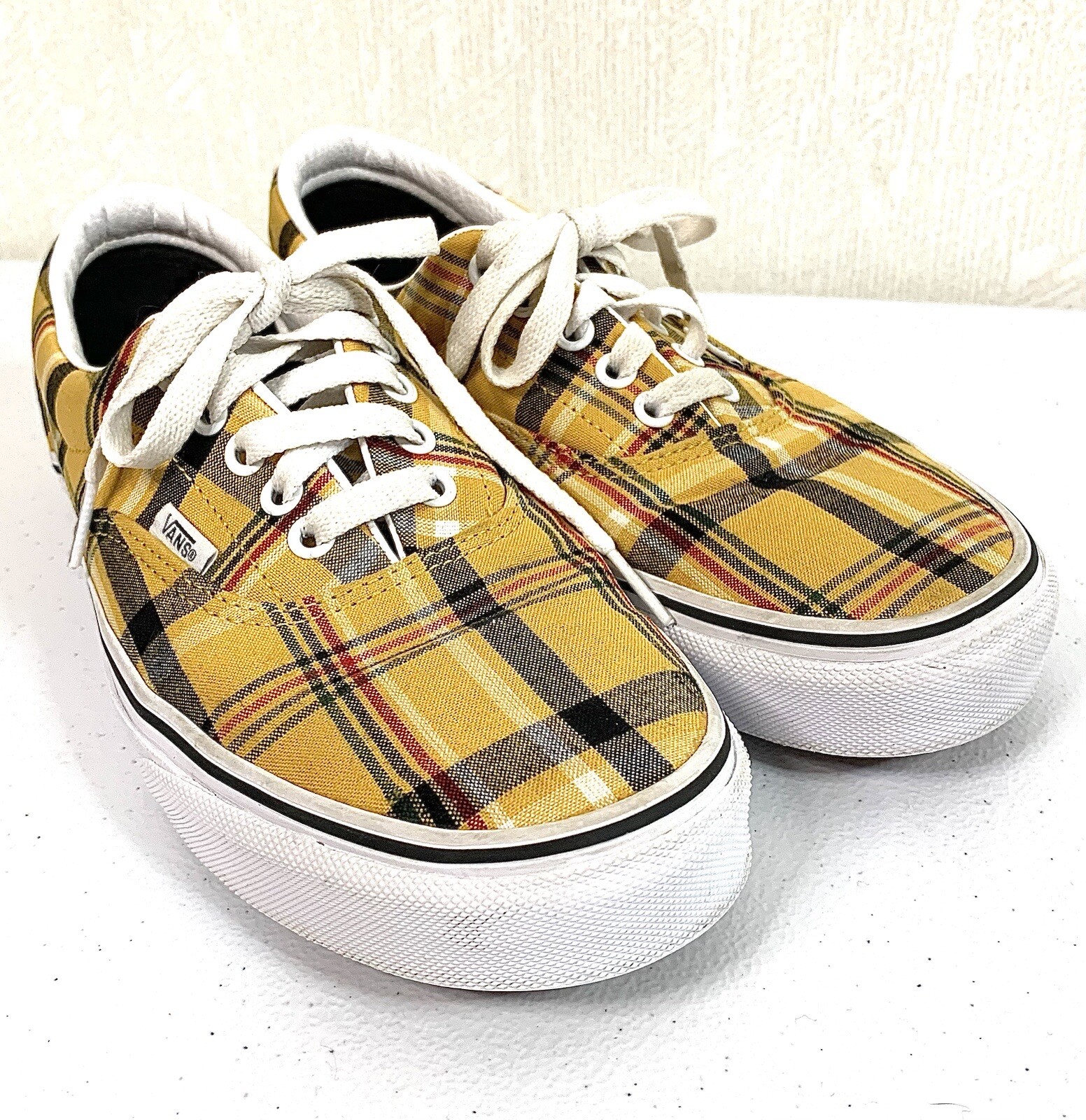 Size VANS Era Plaid Yellow