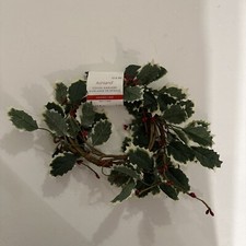 Ashland Christmas Holiday Coiled Garland Holly New 