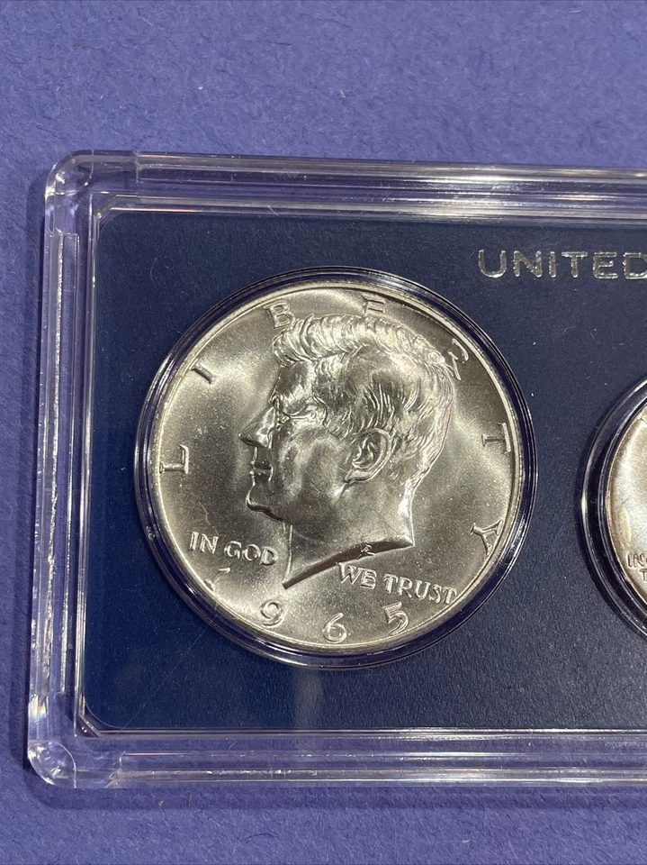 1965 US Special Mint Set Coins In Genuine Government SMS Holder - Image 3 of 4