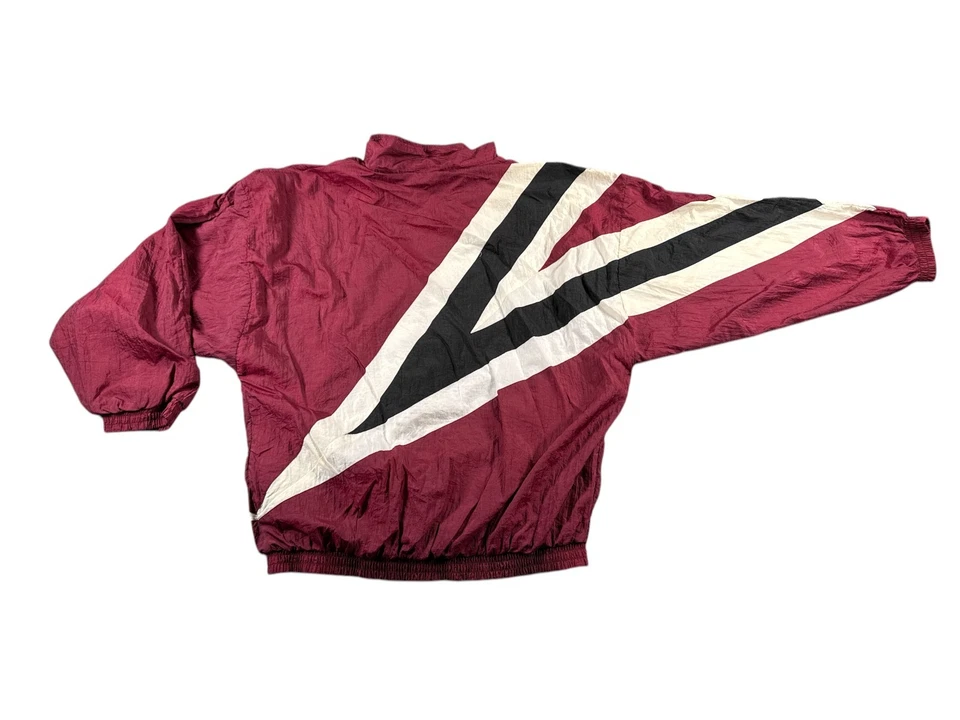 Jaqueta corta-vento vintage Alabama maré carmesim onda de choque masculina grande colorblock - Imagem 2 de 4