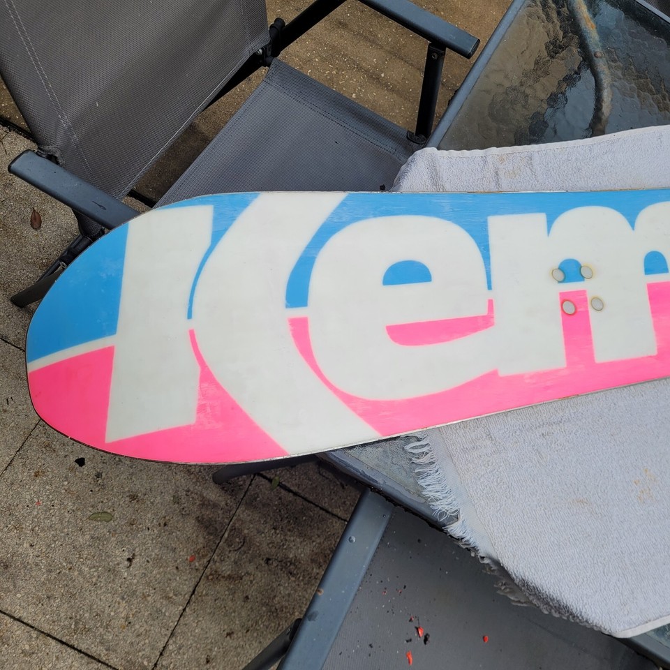 Vintage 1989 Kemper Freestyle 155 Snowboard & Carrying Case VERY NICE