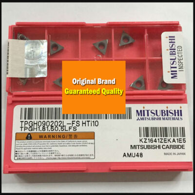 10PCS / BOX TPGH090202L-FS HTI10 TPGH1.81.50.5LFS Carbide Insert New #W8
