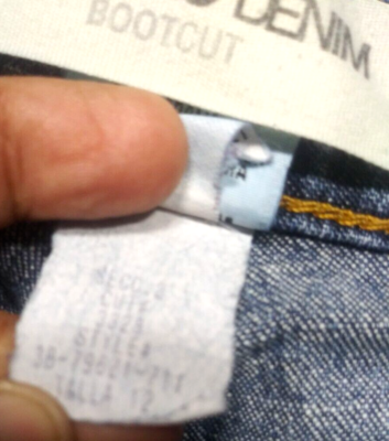 MOSSIMO DENIM bootcut jeans bootcut sz 12 medium blue wash mid
