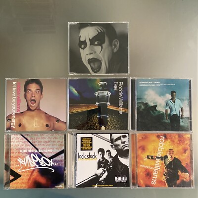 Robbie Williams 8 IMPORT LOT: Let Me Entertain You  Let Love Be Energy Feel Rude