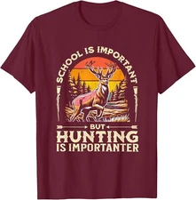 Funny Hunting Art Deer Hunter Wildlife Hunting Unisex T-Shirt