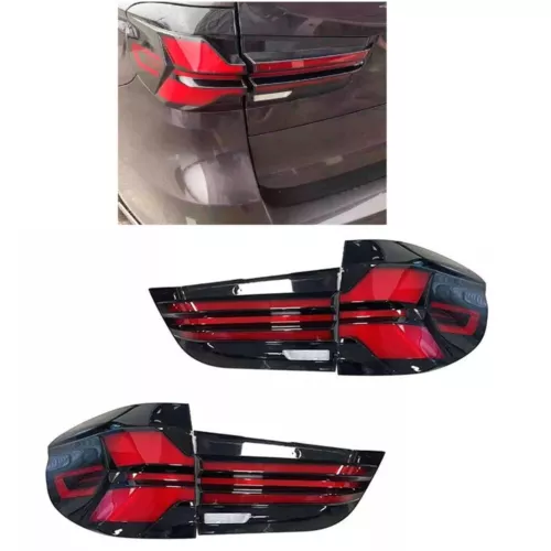 For BMW X5 F15 2014-2018 Rear Brake Lamp LH+RH Black Smoked LED Tail Lights - Bild 1 von 14