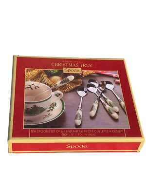 Spode Christmas Tree Teaspoon (Set of Six)