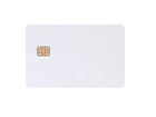 Plastic cards blank cards chip card SLE 4442 PVC white gloss laminated