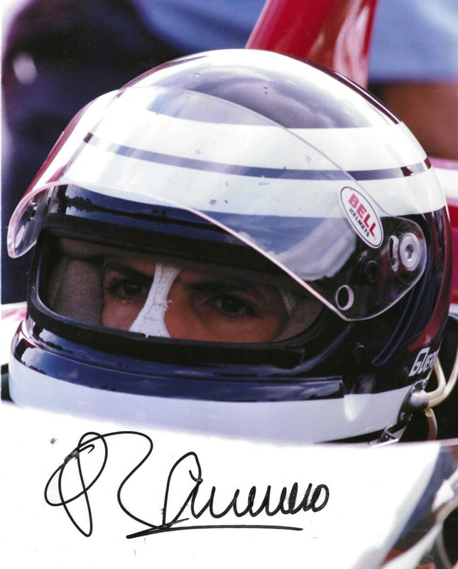 Autographed  Roberto Guerrero CART  Indy Car Racing Photograph