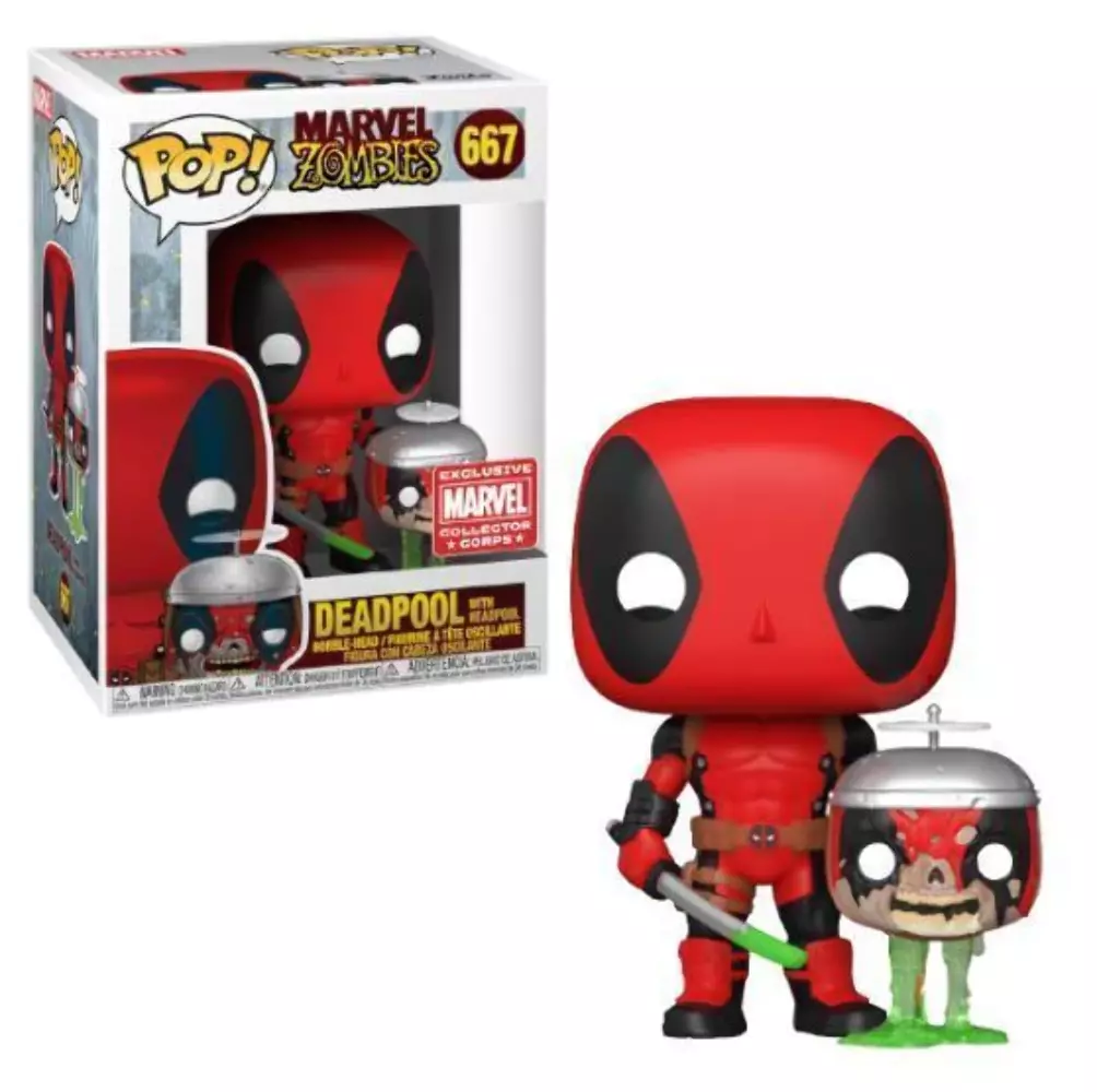 Funko POP! Marvel Zombies Deadpool with Headpool Limitierte