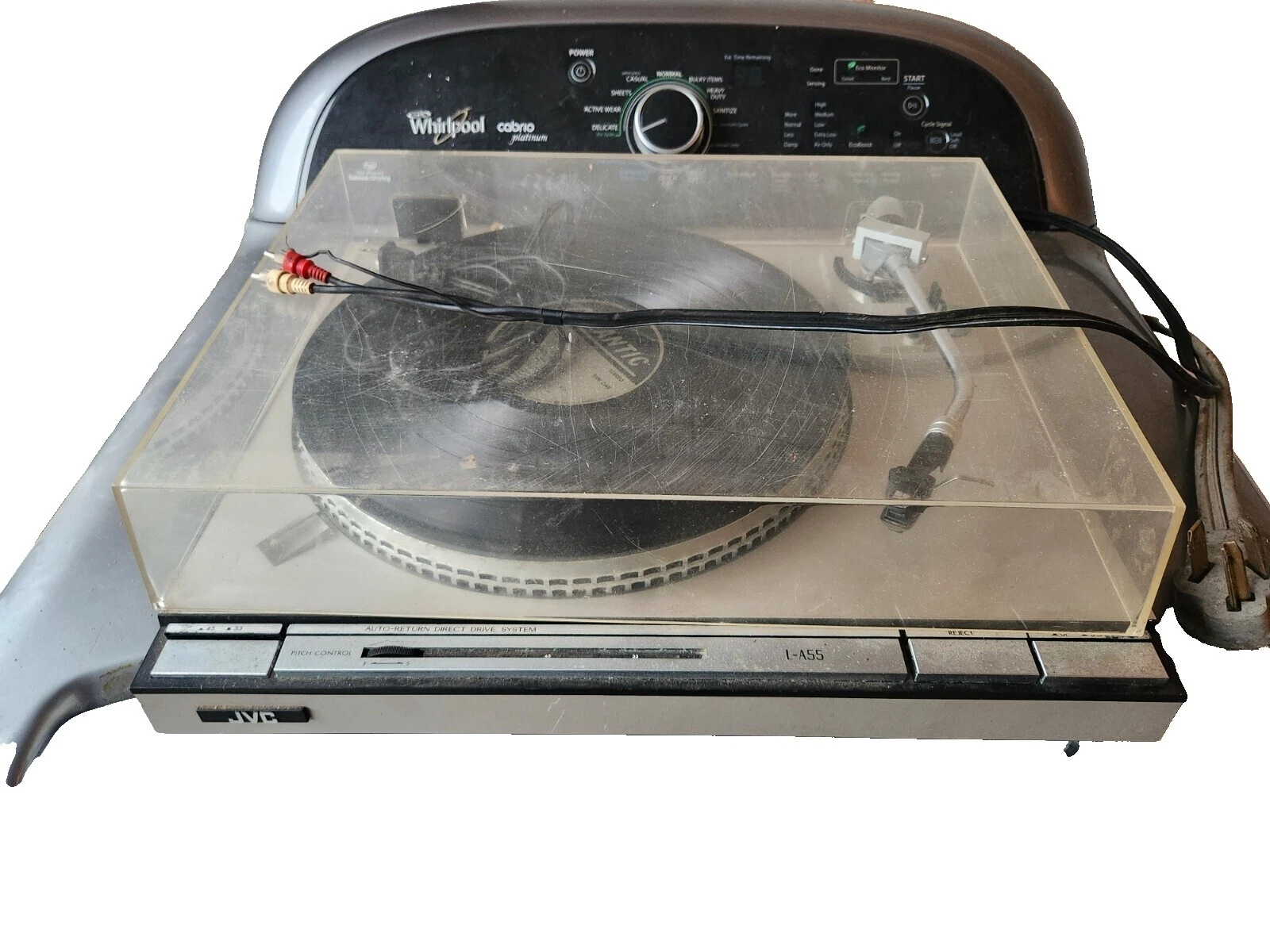 JVC Stereo L/R RCA Home Audio Record Players & Turntables Direct Drive