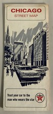 Vintage 1966 Texaco “Chicago” Street Map