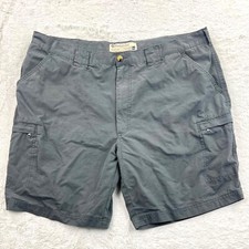 Weekender Cargo Shorts Men’s 42 Gray Cotton Nylon 8” Ins. Casual Hiking Outdoor