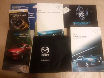 2015 Mazda 6 Owner's Manual w/ Smart Start Guide FREE SHIPPING!! eBay