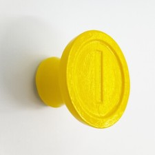 Tiradores para gabinete de monedas Super Mario - Perillas para tirar de muebles Nintendo decoración de videojuegos